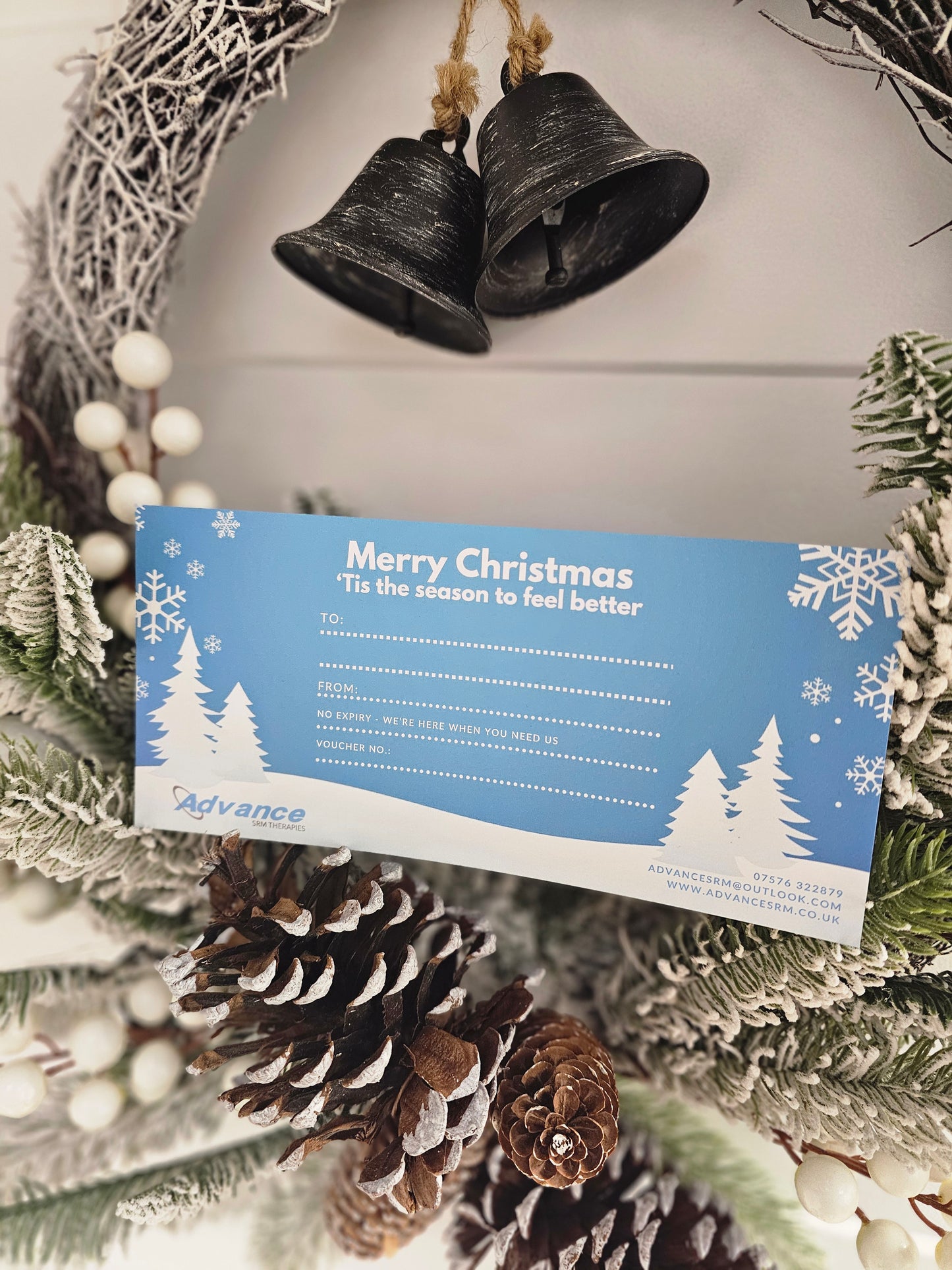 Corporate Christmas Massage Voucher | 30-Minute Staff Wellbeing Gift | Advance SRM Therapies Hampshire