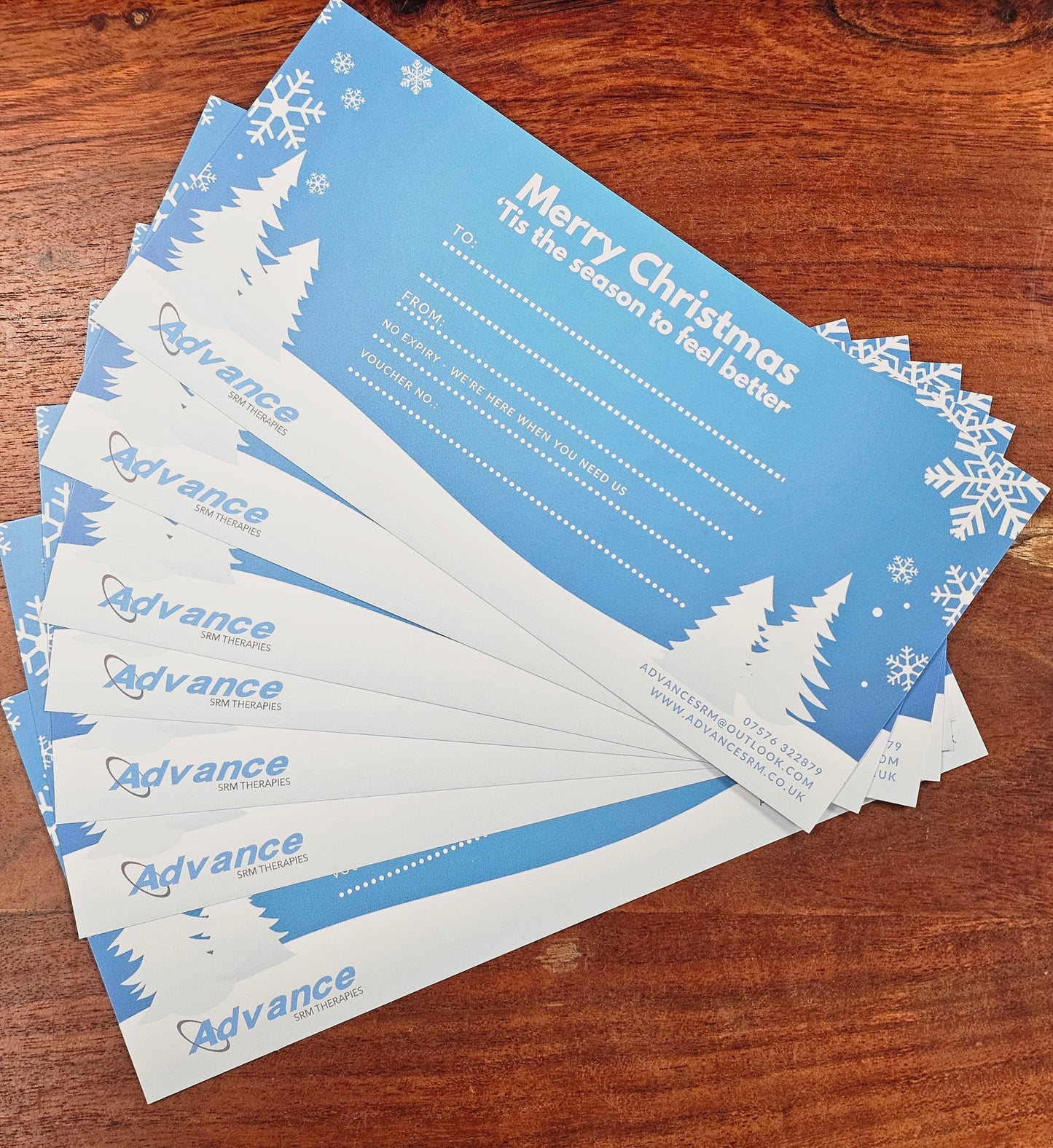 Corporate Christmas Massage Voucher | 30-Minute Staff Wellbeing Gift | Advance SRM Therapies Hampshire